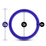 Performance - Vs1 Pure Premium Silicone Cockrings - Medium - Indigo Cockrings Blush