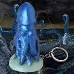 Cocktopus Keychain - Blue Novelty XR Brands