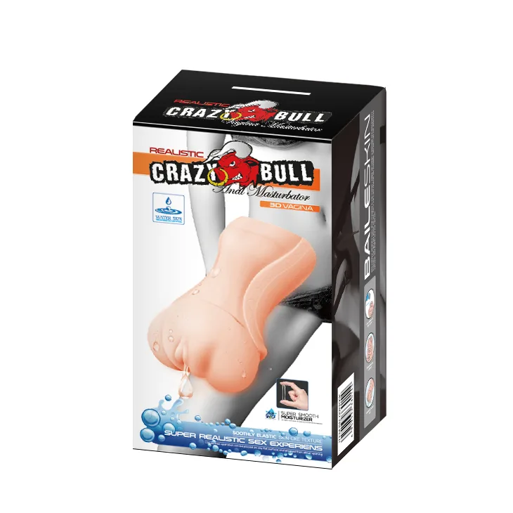 Crazy Bull No Lube Masturbator Sleeve - Realistic Pussy Skin-Like Texture - Image 7