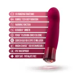 Oh My Gem - Classy - Garnet - Fuchsia Vibrators Blush