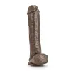Dr. Skin Mr. Savage 11.5 Inch Dildo with Suction Cup - Chocolate Dildos Blush