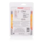 Pocket Exotics Heated Whisper Bullet - Clear Vibrators CalExotics