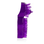 Super Stretch Style D - Purple Cockrings | Cockrings W/Clit Stimulators CalExotics
