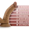 Dr. Skin - Dr. Stephen - 6.5 Inch Dildo With Balls - Tan Dildos Blush