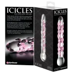 Icicles No. 7 - Clear / Pink Vibrators Pipedream