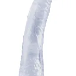 Basix Rubber Works - Slim 7 Inch With Suction Cup - Clear Dildos Pipedream