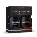 Sensation Kit Cooling and Warming Intimate Lubricants 1.5 Fl Oz Lubes & Essentials Wicked Sensual Care