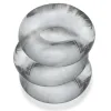 Fat Willy 3-Pack Jumbo C-Rings - Clear Smoking Oxballs