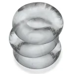 Fat Willy 3-Pack Jumbo C-Rings - Clear Smoking Oxballs
