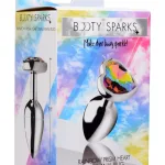Rainbow Prism Heart Anal Plug - Small Lubes & Essentials XR Brands