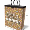 Suck a Bag of Dicks Gift Bag Novelty Little Genie
