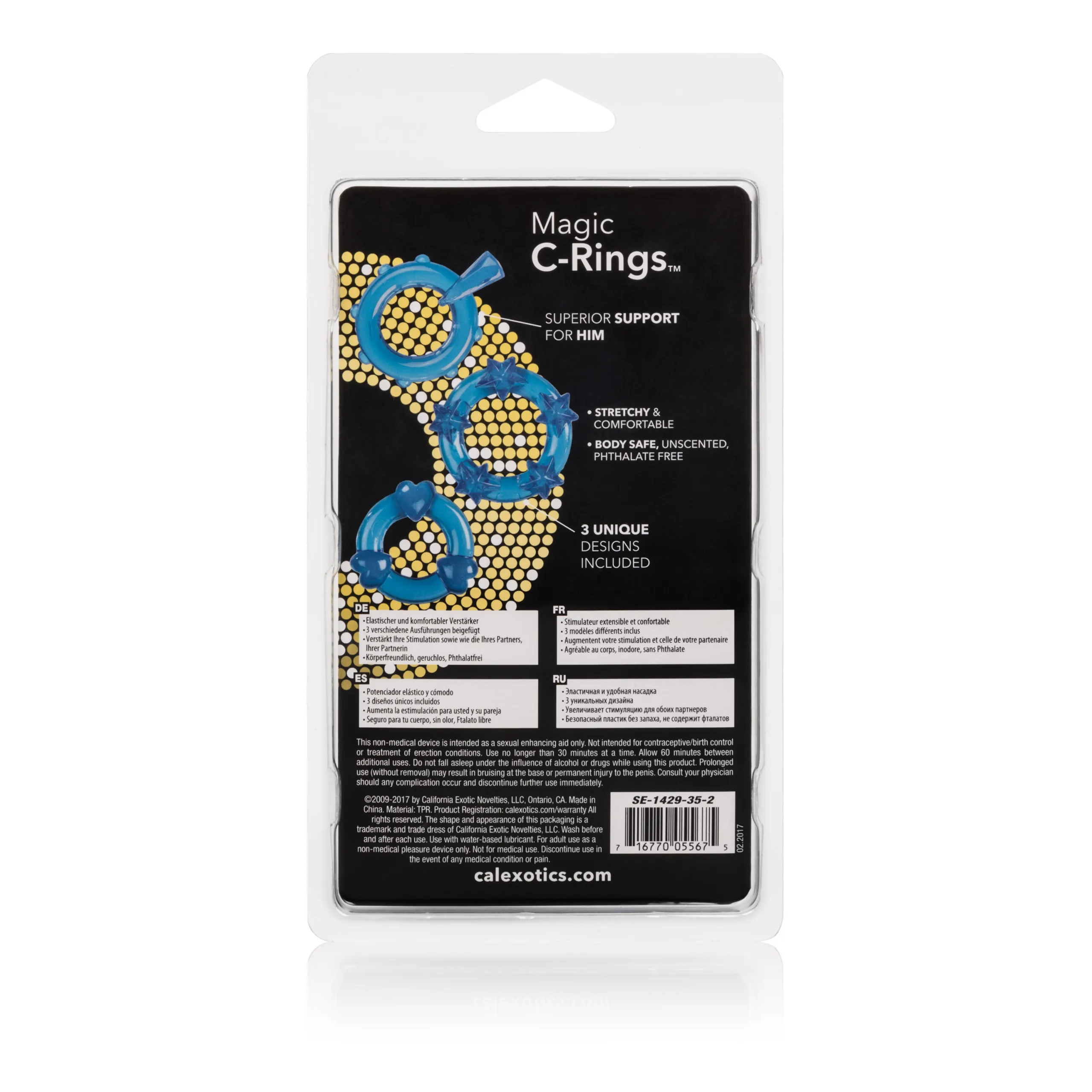Magic C-Rings - Blue Couples & C-Rings CalExotics
