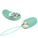 Mina Vibrating Remote Control Egg - Turquoise Vibrators Pretty Love