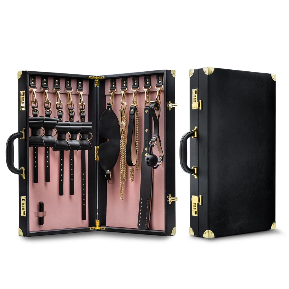 Temptasia - Safe Word - Bondage Kit With Suitcase - Black BDSM & Kink Blush
