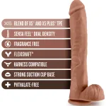 Au Naturel - Daddy - 14 Inch Dildo - Mocha Dildos Blush