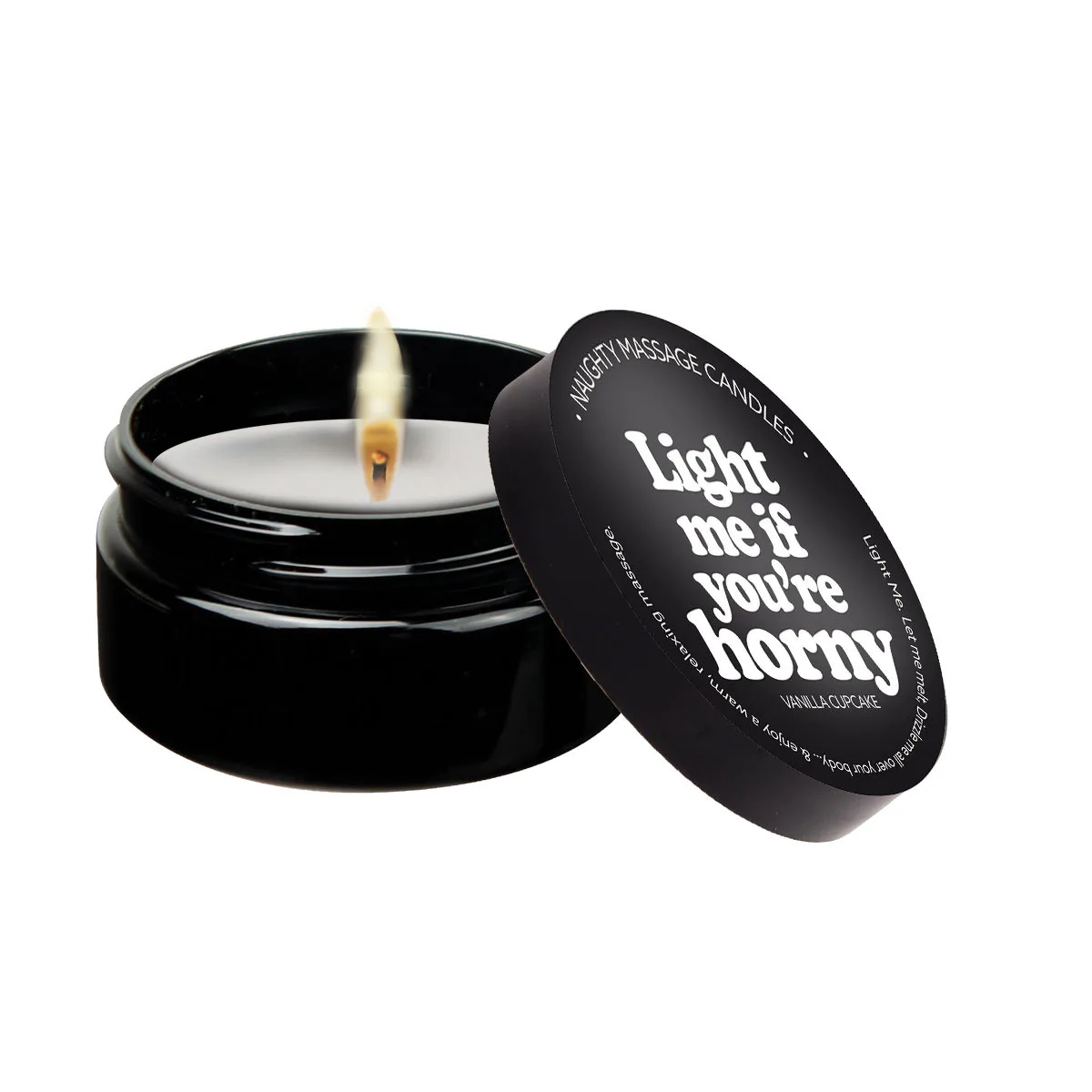 Light Me if You're Horny - Massage Candle - 2 Oz - Vanilla Festival & Rave Kama Sutra
