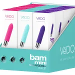 Bam Mini Bullet - Assorted 12 Pc Display Vibrators VeDO