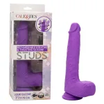 Rechargeable Gyrating and Thrusting Silicone Studs - Purple Festival & Rave CalExotics