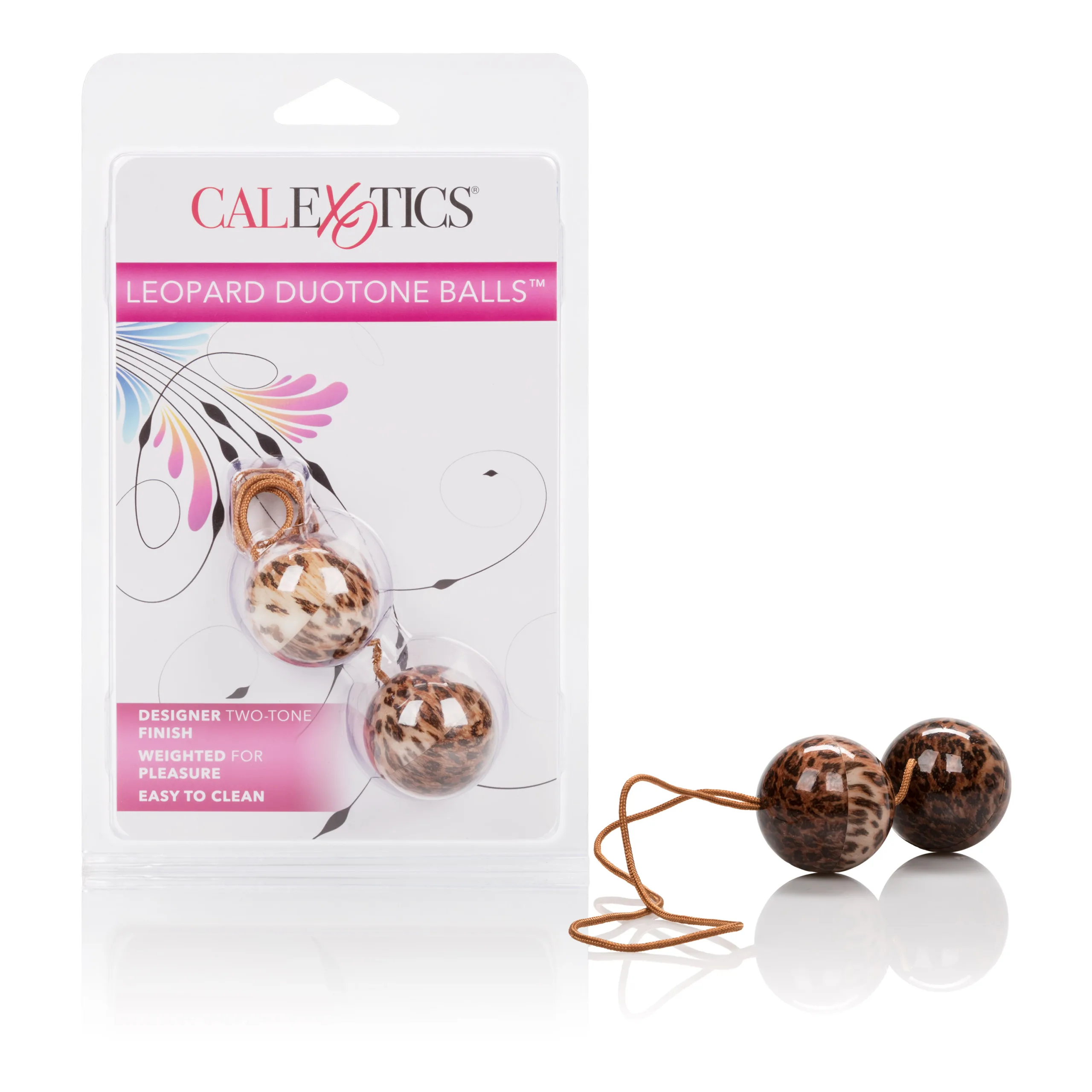 The Leopard Duo Tone Balls Kegel & Pelvic Exercisers | Duotone Balls CalExotics