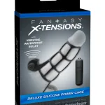 Fantasy X-Tensions Deluxe Silicone Power Cage - Black BDSM & Kink Pipedream