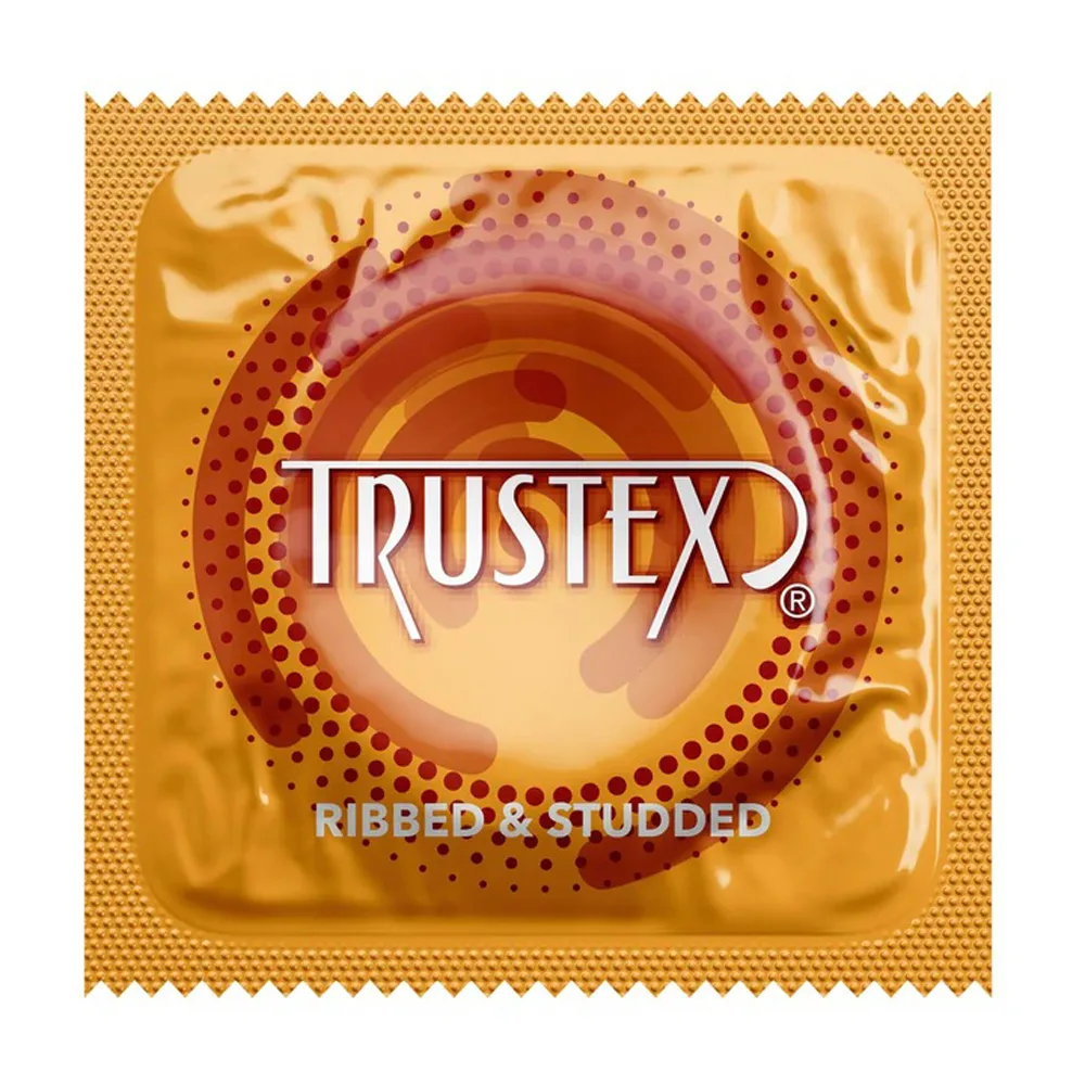 Trustex Ribbed and Studded - 1000 Piece Case Lubes & Essentials Paradise Marketing