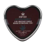 Hemp Seed 3-in-1 Valentines Day Candle - Cupid's Cuddle 4 Oz Lubes & Essentials Earthly Body
