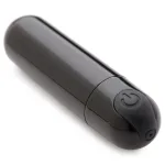 10x Rechargeable Vibrating Metallic Bullet - Black Intimate Care XR Brands