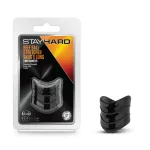 Stay Hard - Beef Ball Stretcher Snug X Long - 1 Inch Diameter - Black Cockrings | Ball Stretchers & Spreaders Blush