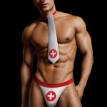 Envy 2 Pc Nurse Kit - Large/xlarge - White/red Panties & Thongs Envy Menswear