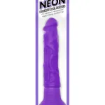 Neon Silicone Wall Banger - Purple Vibrators Pipedream