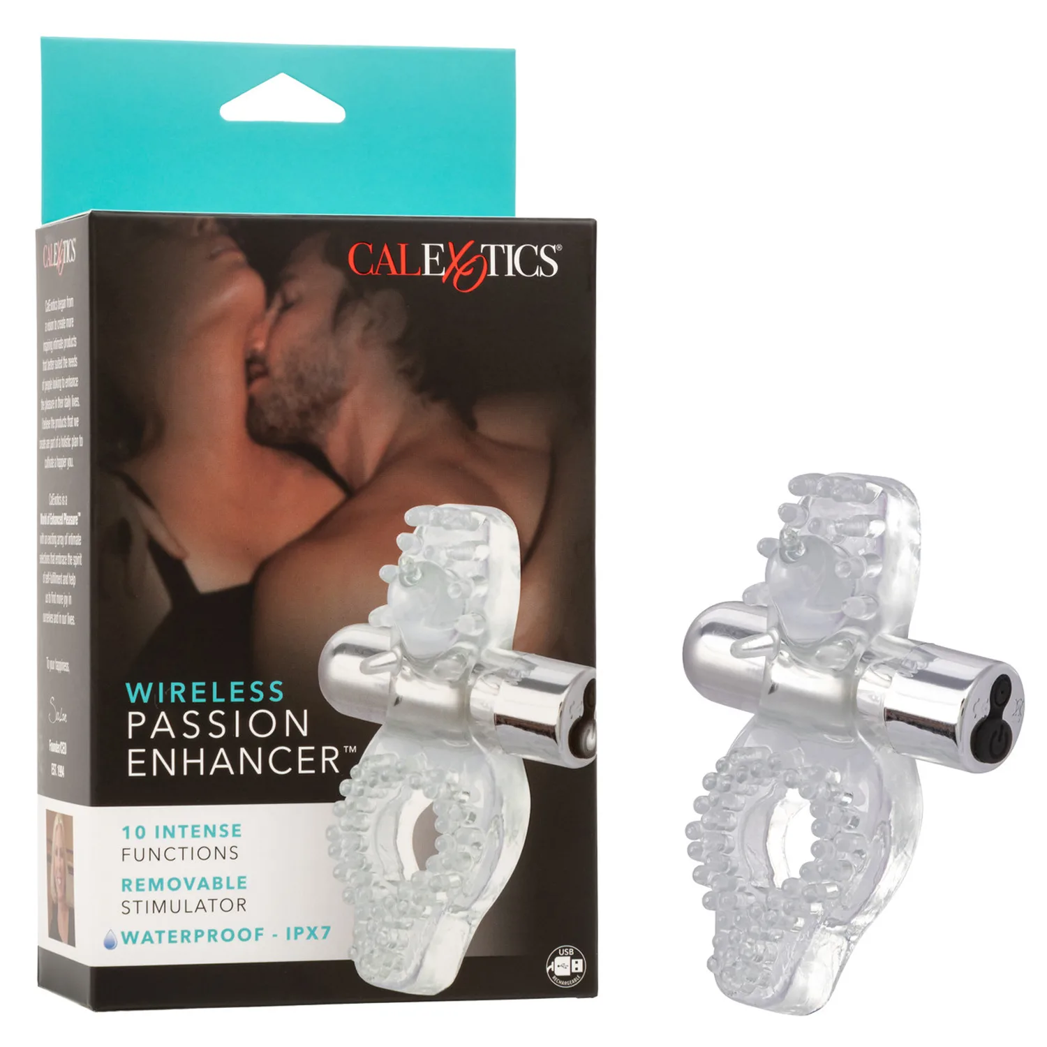 Wireless Passion Enhancer Rechargeable Clear Enhancers CalExotics