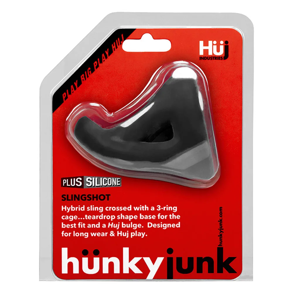 Hunkyjunk Slingshot 3 Ring Teardrop - Tar Couples & C-Rings Oxballs