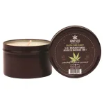 Hemp Seed 3 in 1 Massage Candle Santa Came Early - 6oz Lubes & Essentials Earthly Body