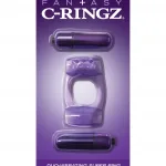 Fantasy C-Ringz Duo-Vibrating Super Ring Purple Vibrators Pipedream