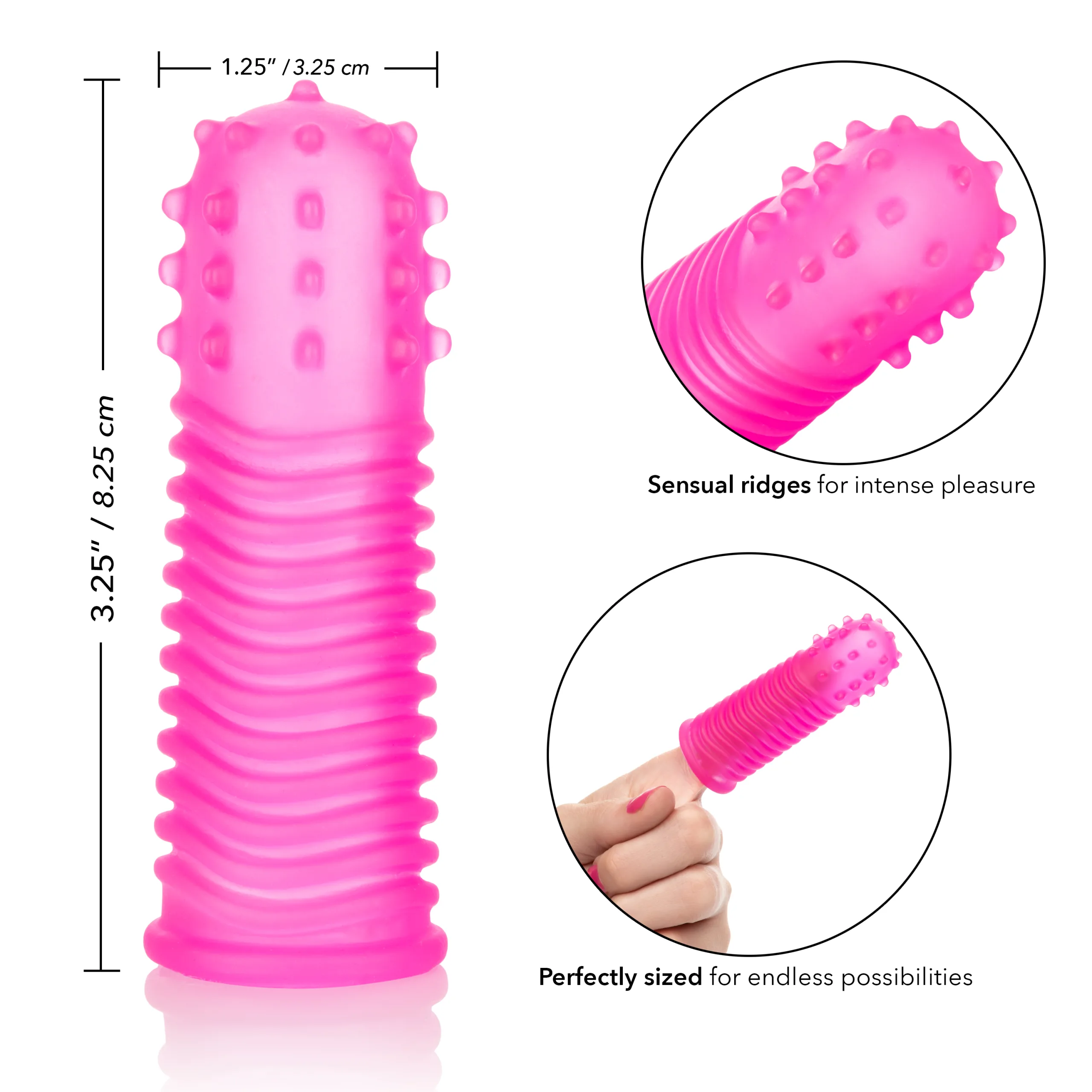 Intimate Play Finger Tingler - Pink Festival & Rave CalExotics