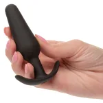 Boundless Vibrating Slim Plug - Black Vibrators CalExotics