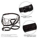 Euphoria Collection Thigh Harness With Chains - Black Harnesses & Strap-Ons | Harness Only CalExotics