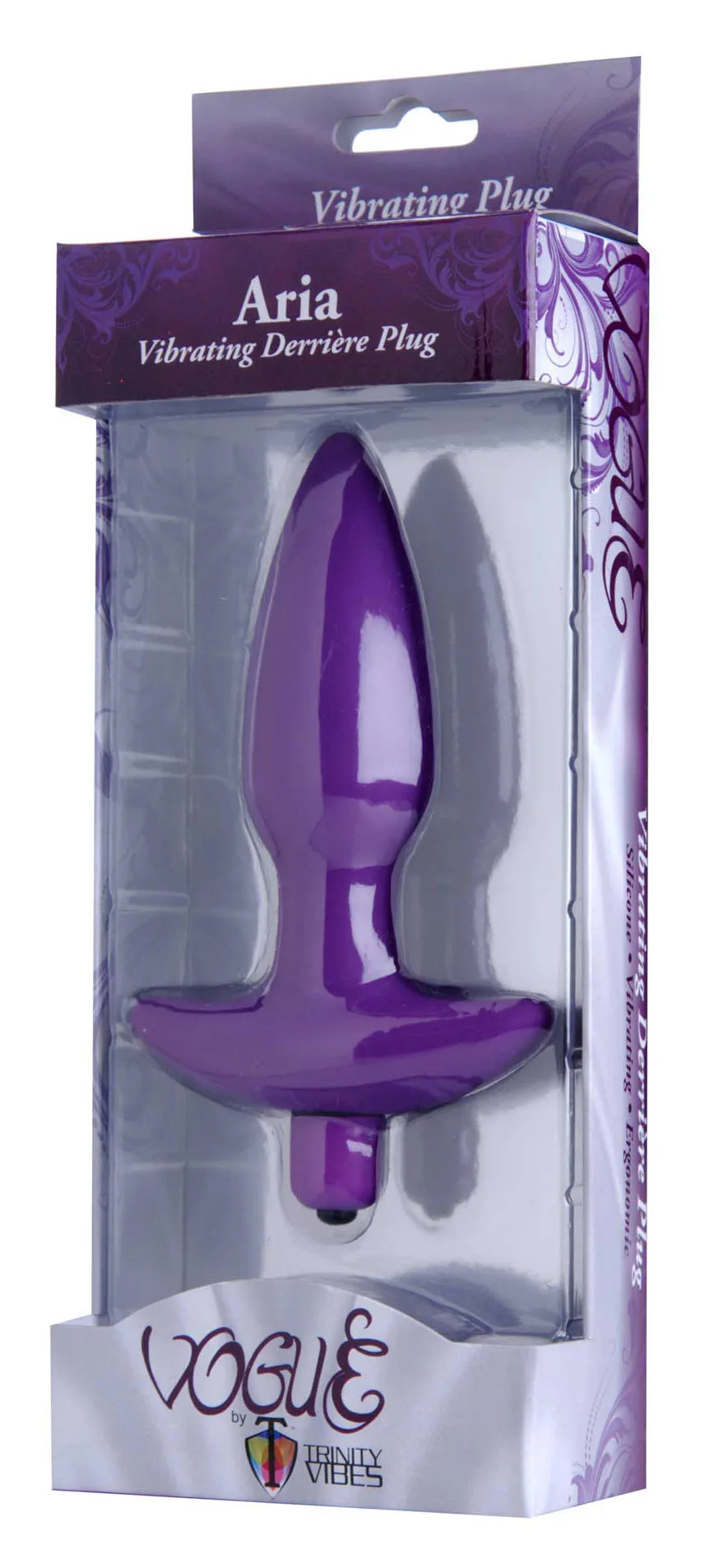Aria Vibrating Silicone Anal Plug - Medium Vibrators XR Brands