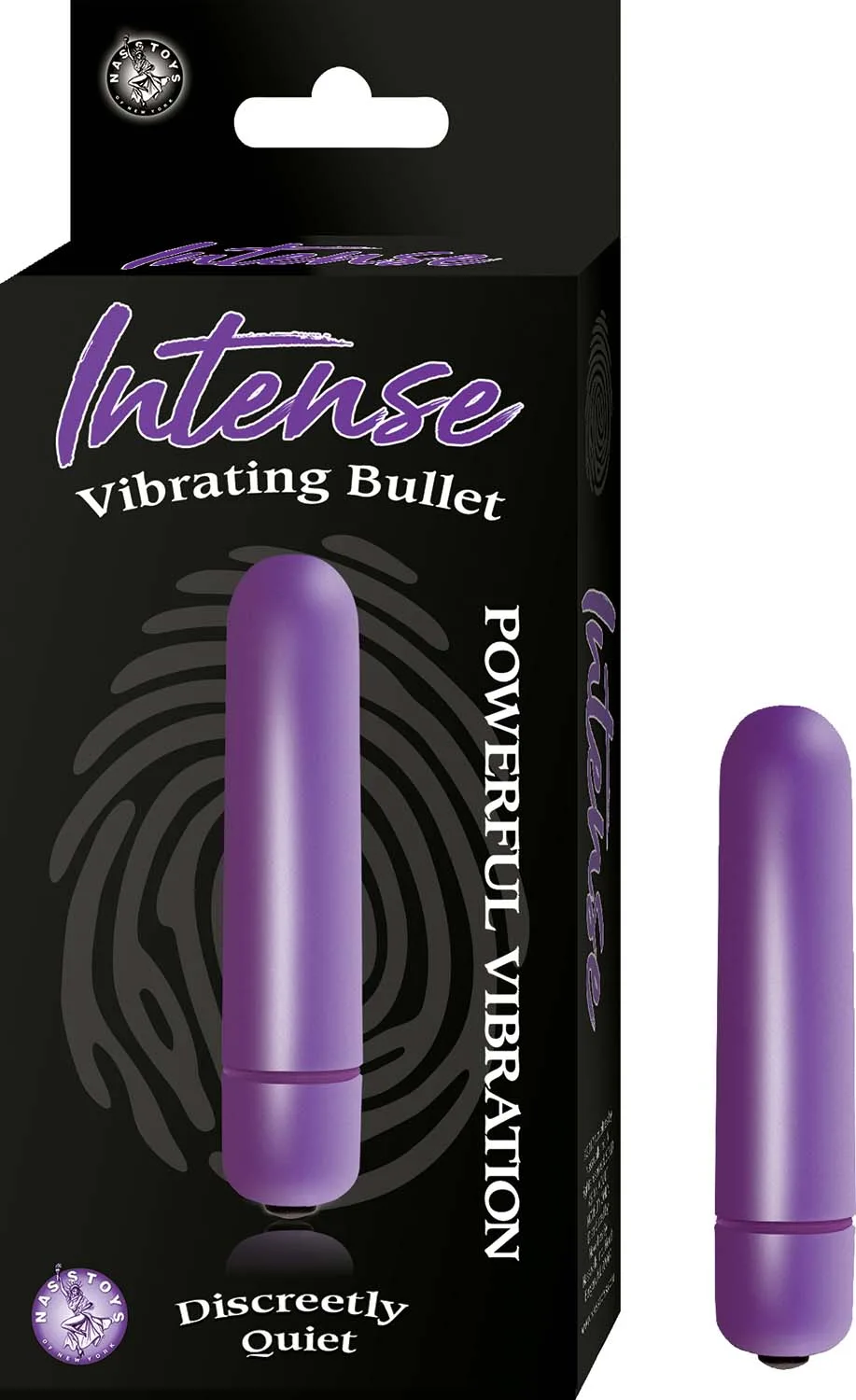Intense Vibrating Bullet - Purple Vibrators Nasstoys