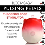 Pulsing Petals Throbbing Rose Stimulator - Red Lubes & Essentials XR Brands