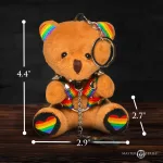 Pride Bear Keychain Novelty XR Brands