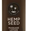 Hemp Seed Massage Lotion - Isle of You - 8 Fl. Oz. / 237ml Lubes & Essentials Earthly Body