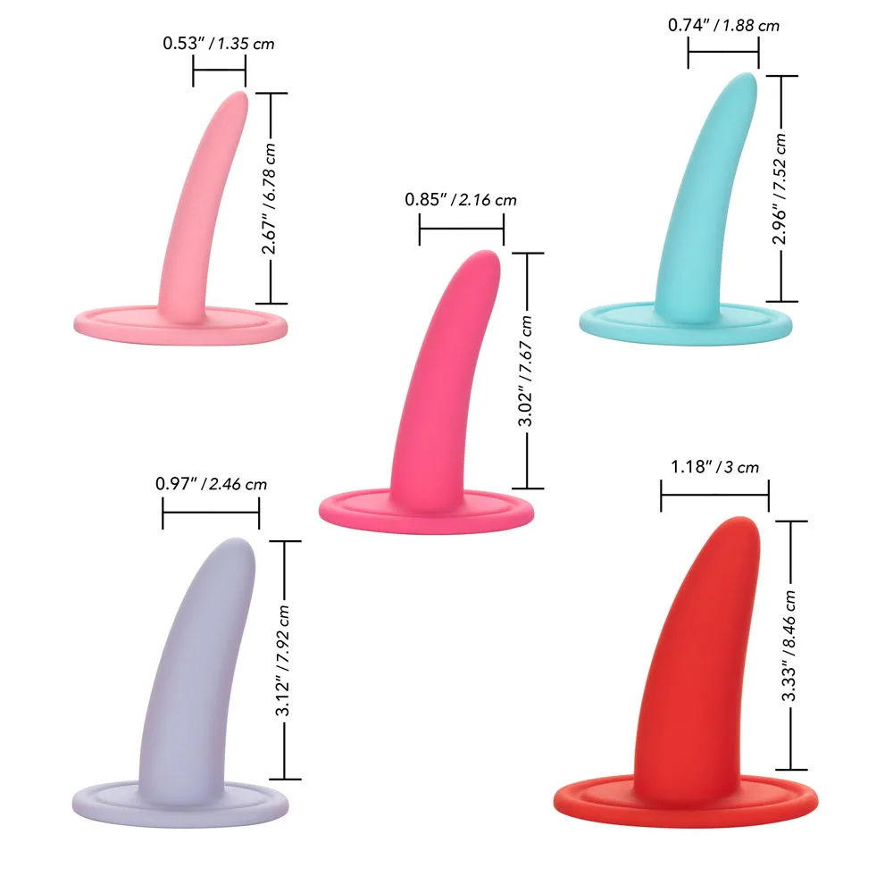 She-Ology 5-Piece Wearable Vaginal Dilator Set Vibrators CalExotics