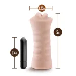 Enlust - Nicole - Vibrating Stroker - Beige Vibrators Blush