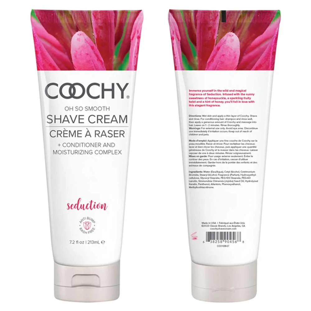 Coochy Oh So Smooth Shave Cream - Seduction - 7.2 Oz Lubes & Essentials Classic Brands
