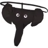 Elephant Thong - Black - One Size Panties & Thongs Hott Products