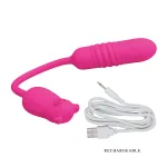 Pretty Love Nobikuma Thrusting Egg - Fuchsia Vibrators Pretty Love
