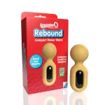 Screaming O Rebound Compact Power Wand - Bumblee Yellow Vibrators Screaming O