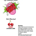 Smack Tarts 2oz Lickable Flavored Lubricant - Cherry Lubes & Essentials Little Genie