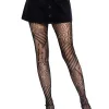 Doll Net Tights - One Size - Black Hosiery & Garters Leg Avenue